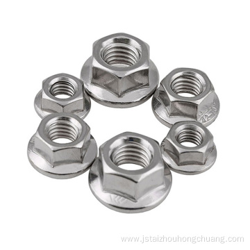 Supply Stainless Steel Hexagon Flange Nut inventory stock